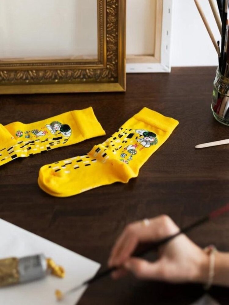 Kunstsokken - Gustav Klimt - De Kus Kunstsokken - Gustav Klimt - De Kus