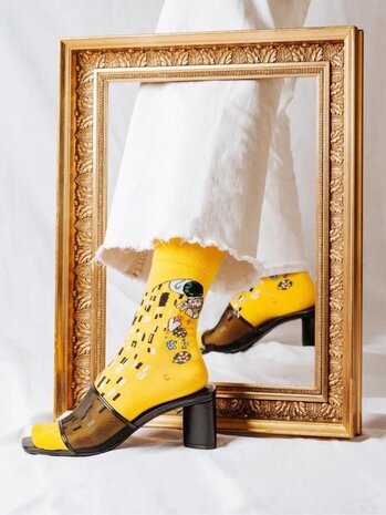 Kunstsokken - Gustav Klimt - De Kus Kunstsokken - Gustav Klimt - De Kus