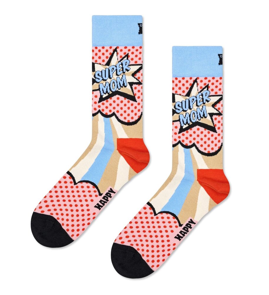 Happy Socks Happy Socks - Super Mom Happy Socks Happy Socks - Super Mom