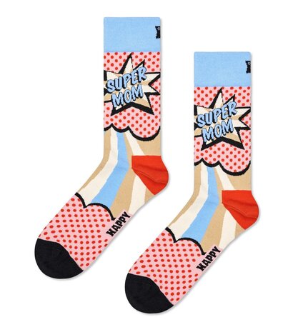 Happy Socks Happy Socks - Super Mom Happy Socks Happy Socks - Super Mom