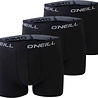 O'Neill O'Neill zwart 3-pack boxershorts O'Neill O'Neill zwart 3-pack boxershorts