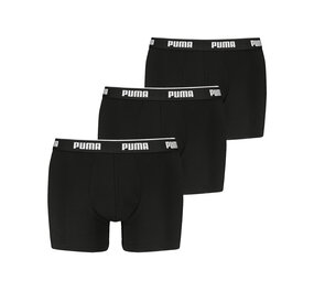 Puma 3-pack Puma Herenboxers - Everyday Basic - Zwart Puma 3-pack Puma Herenboxers - Everyday Basic - Zwart