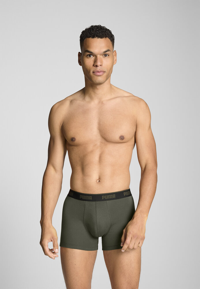Puma 3-pack Puma Herenboxers - Everyday Basic - Forrest Puma 3-pack Puma Herenboxers - Everyday Basic - Forrest