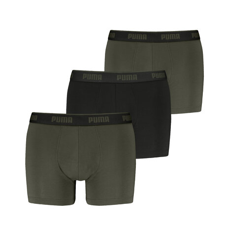 Puma 3-pack Puma Herenboxers - Everyday Basic - Forrest Puma 3-pack Puma Herenboxers - Everyday Basic - Forrest