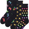 Happy Socks Happy Socks - 4 Paar - Gamer Snacks Sokken Cadeauset Happy Socks Happy Socks - 4 Paar - Gamer Snacks Sokken Cadeauset