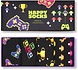 Happy Socks - 4 Paar - Gamer Snacks Sokken Cadeauset Happy Socks - 4 Paar - Gamer Snacks Sokken Cadeauset