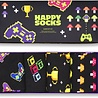 Happy Socks Happy Socks - 4 Paar - Gamer Snacks Sokken Cadeauset Happy Socks Happy Socks - 4 Paar - Gamer Snacks Sokken Cadeauset