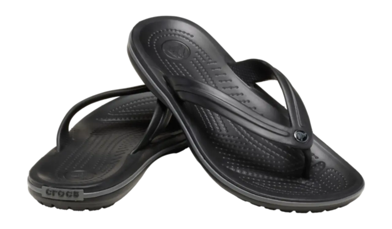 Crocs Crocs Slipper Unisex Crocband Flip Black Slate Crocs Crocs Slipper Unisex Crocband Flip Black Slate