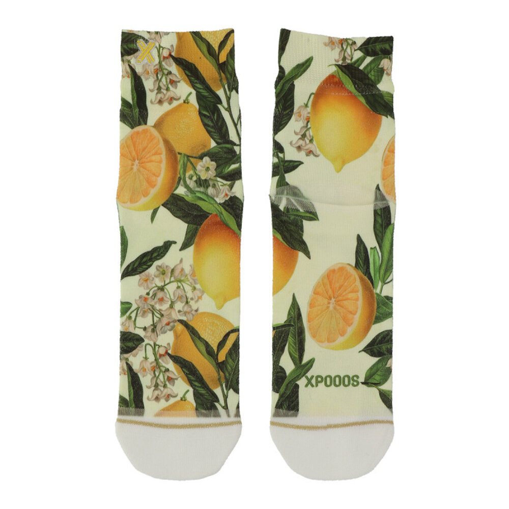 Xpooos Lime - Limoen - Sokken