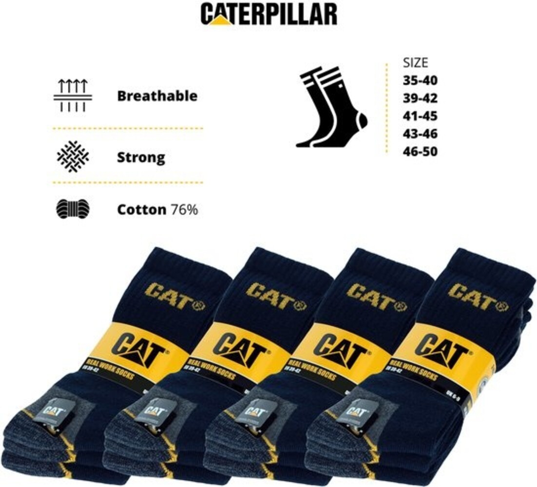 Caterpillar - Cat CAT 3-Paar Premium Werksokken - Caterpillar