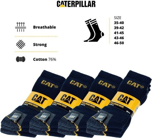 Caterpillar - Cat CAT 3-Paar Premium Werksokken - Caterpillar