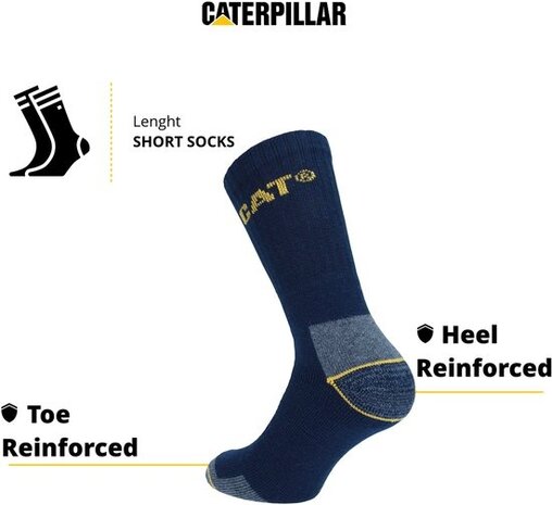 Caterpillar - Cat CAT 3-Paar Premium Werksokken - Caterpillar