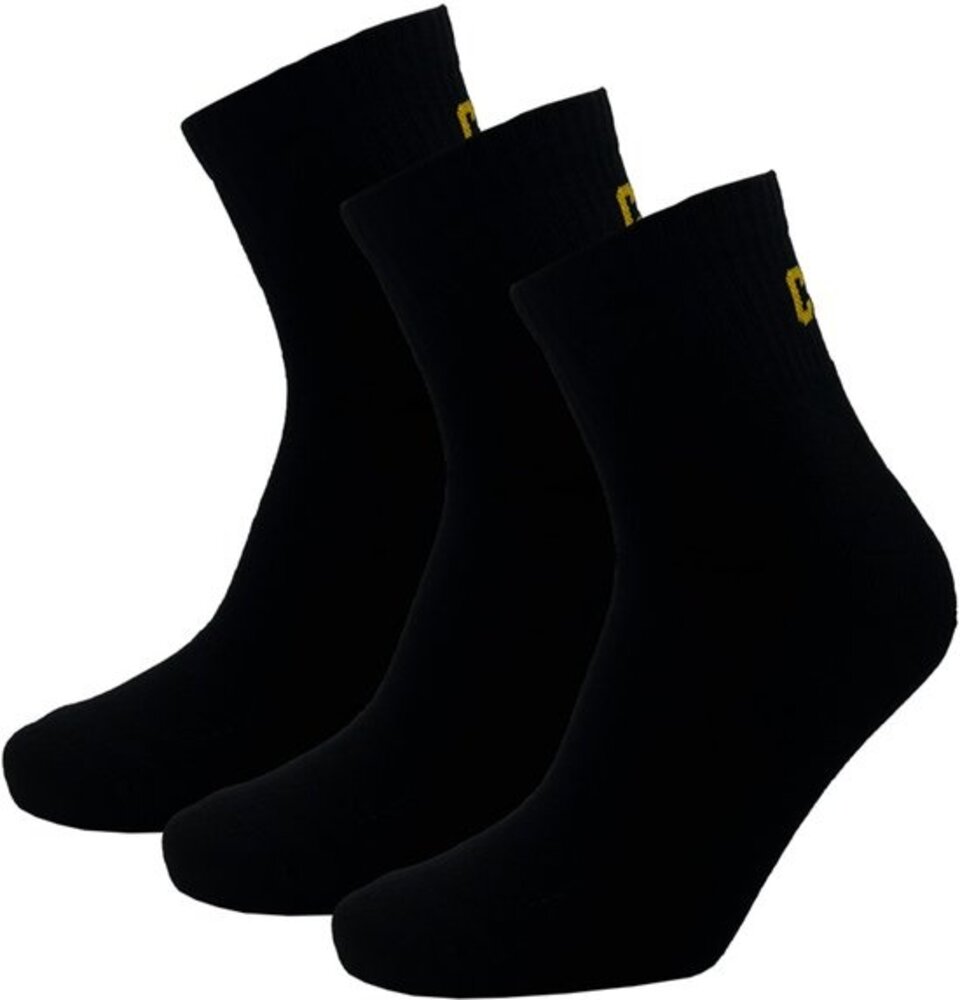 Caterpillar - Cat CAT Work quarters – Korte Werksokken (3‑paar) Caterpillar - Cat CAT Work quarters – Korte Werksokken (3‑paar)