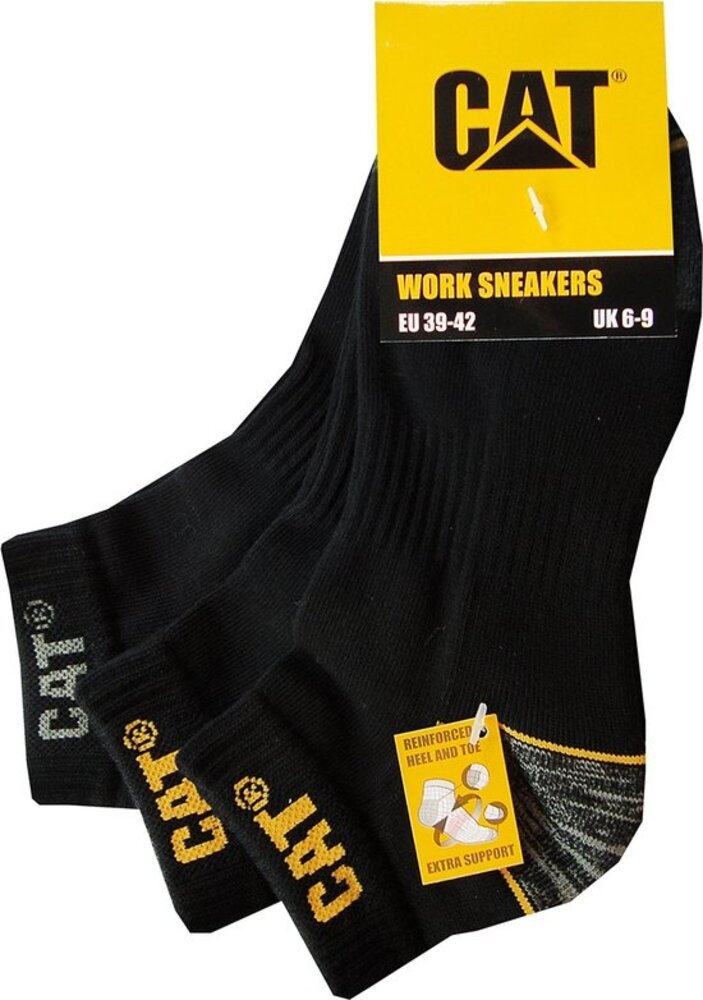 Caterpillar - Cat 3-Paar CAT Work Sneakers – Enkelsokken