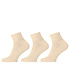 Teckel Unisex Short Socks Terry Sole – 3‑Pack – Comfortabele Badstof Zool