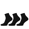 Teckel Teckel Unisex Short Socks Terry Sole – 3‑Pack – Comfortabele Badstof Zool
