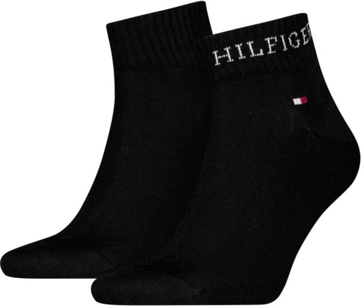 Tommy Hilfiger Tommy Hilfiger 2‑Paar Heren Quarter Sokken – Katoen – Premium Comfort & Pasvorm - Copy