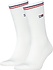 Lifestyle Crew Sokken – Unisex Zwart of Wit – 2‑Pack