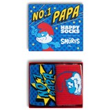 Happy Socks Happy Socks Smurfs Gift Box – Vaderdag Cadeau | 2-Paar Heren Sokken