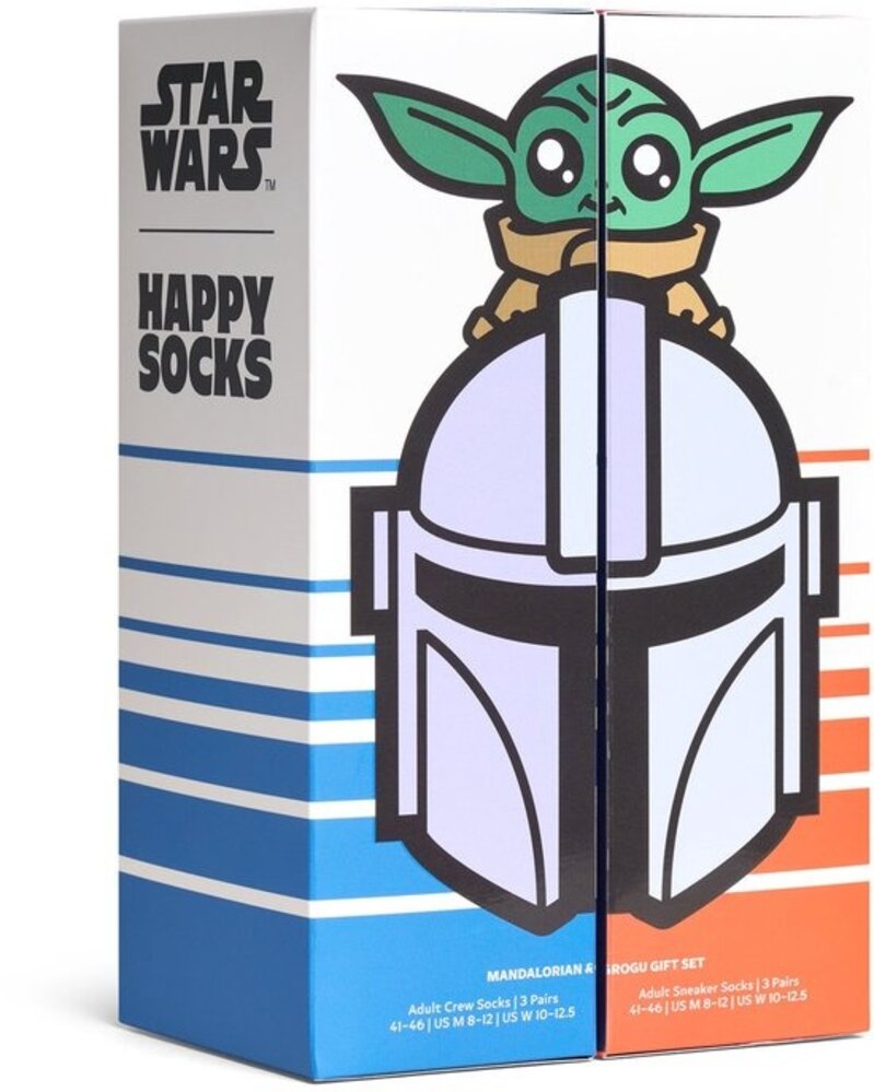 Happy Socks STAR WARS™ The Mandalorian 6‑Pack Gift Set – Herensokken