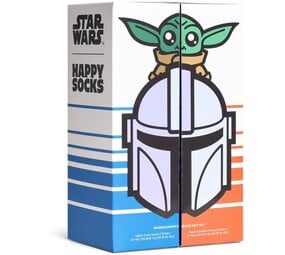 Happy Socks STAR WARS™ The Mandalorian 6‑Pack Gift Set – Herensokken