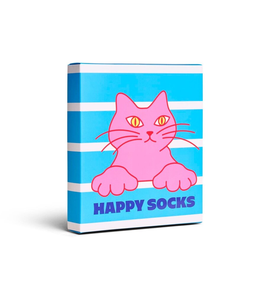 Happy Socks Cats Sokken 2‑Pack Happy Socks Cats Sokken 2‑Pack