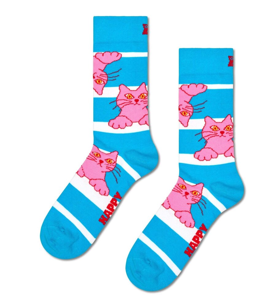 Happy Socks Cats Sokken 2‑Pack Happy Socks Cats Sokken 2‑Pack