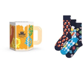 Happy Socks 3-Pack Beer Glass Socks Gift Set