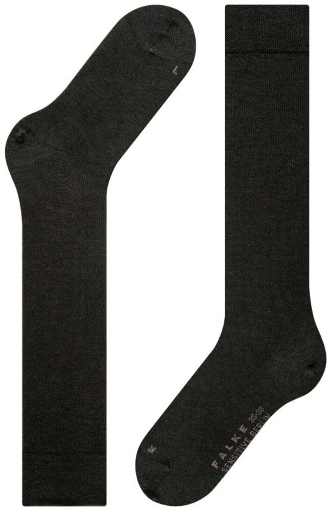 Falke Dames Sensitive Berlin Kniekousen Zwart Falke Dames Sensitive Berlin Kniekousen Zwart