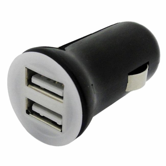 Twin Port USB Cigar Lighter Adapter 12/24V