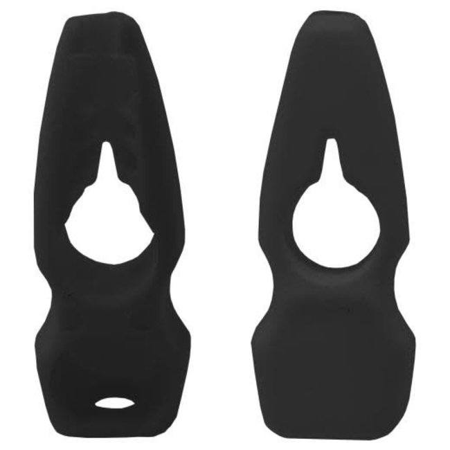 Pair Nylon Quick Clip 7-8mm Black/White