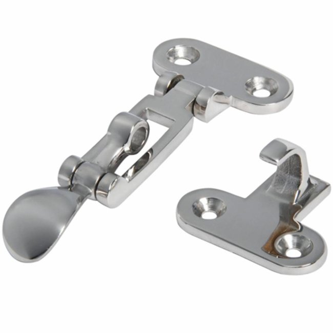 Lever Closure Chromed Brass Locker Latch 105 x 50mm