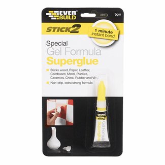 Ever Build Everbuild Stick 2 Gel Formula Superglue 3g