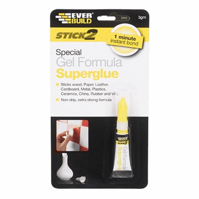 Everbuild Stick 2 Gel Formula Superglue 3g