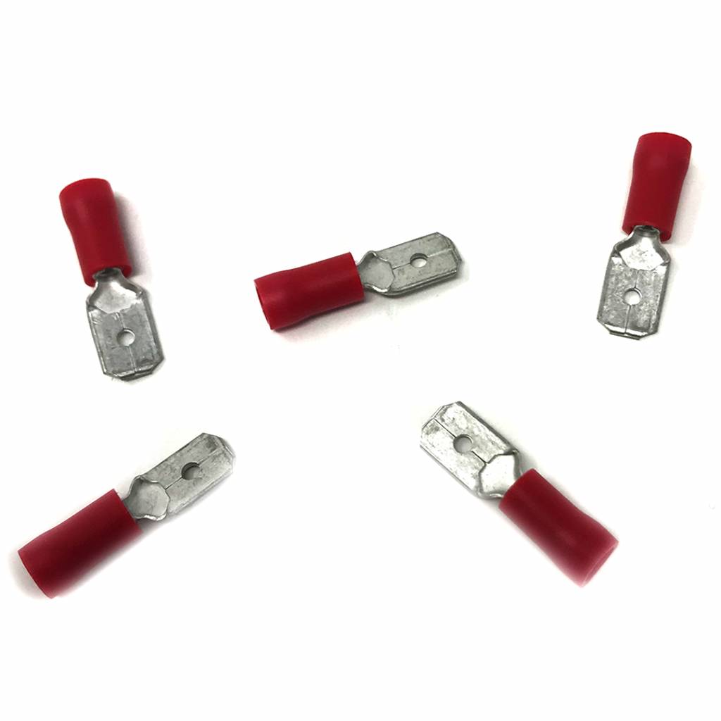 Electrical Spade Connectors (5 Pack) Pirates Cave Chandlery
