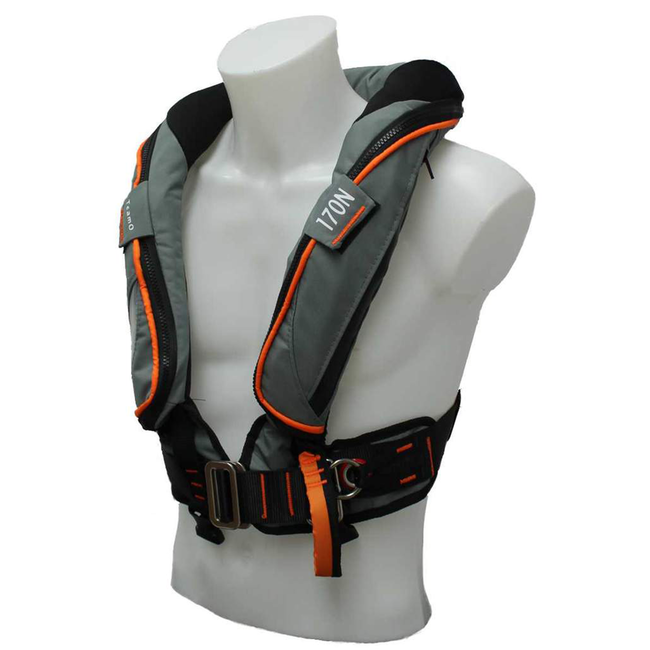 TeamO BackTow 170N Life Jacket with Deck Harness Pirates