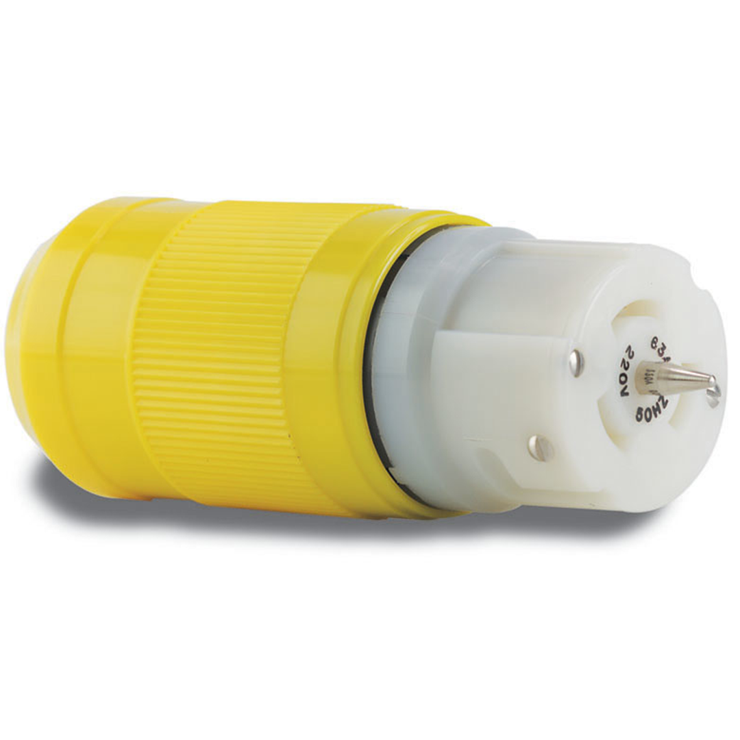 Marinco 50-Amp Marine Electrical Inlet - 125/250V Replacement For Easy Lock Systems
