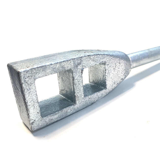 Galvanised Steel Lock Windlass Key Pirates Cave Chandlery