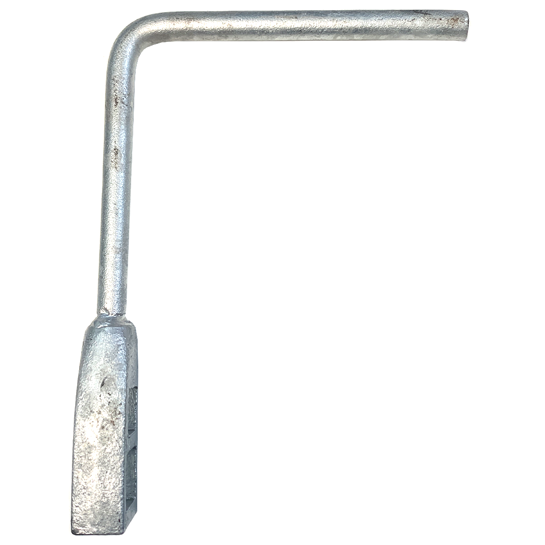 Galvanised Steel Lock Windlass Key Pirates Cave Chandlery