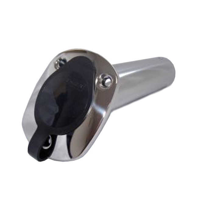 Fishing Rod Holder with Cap Stainless Steel Pirates Cave Chandlery