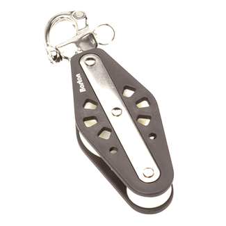 Barton Barton Plain Block Fiddle Snap Shackle & Becket - Size 4 04441