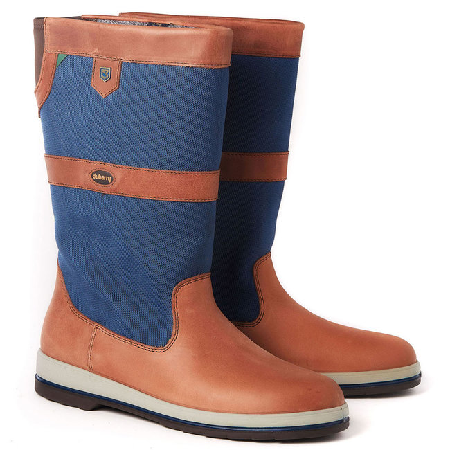 Dubarry Shamrock GORETEX Sailing Boots Navy/Brown Pirates Cave Chandlery
