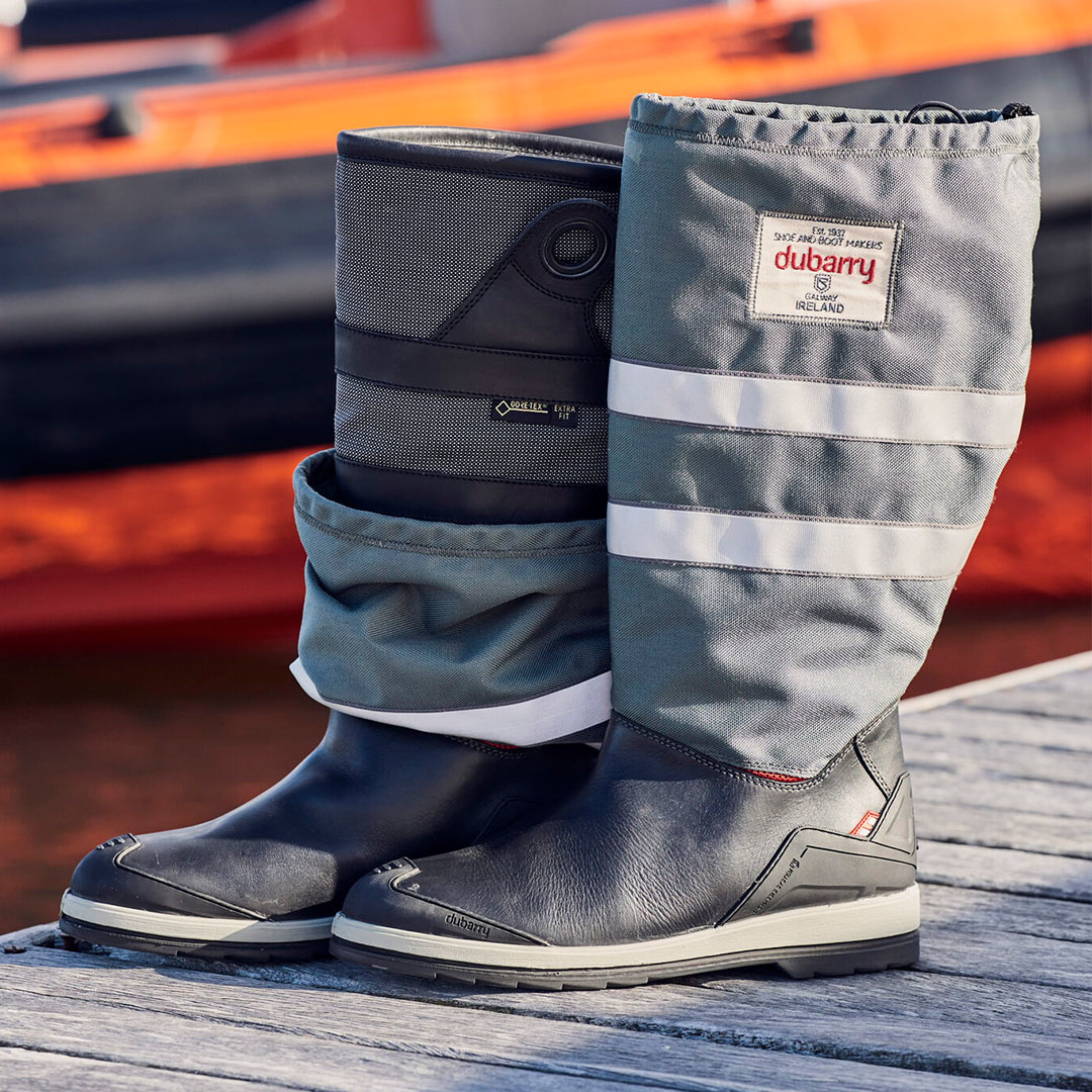 Dubarry Crosshaven GORETEX Sailing Boots Navy Regular Fit Pirates