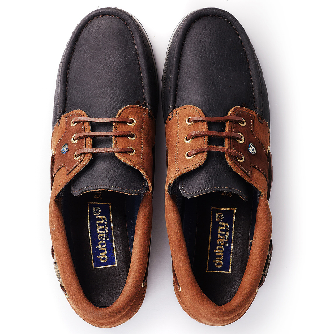 Dubarry Clipper Mens Deck Shoes Navy/Brown 2021 Pirates