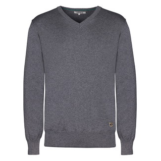 Dubarry Dubarry Carson Mens Cotton Jumper Grey