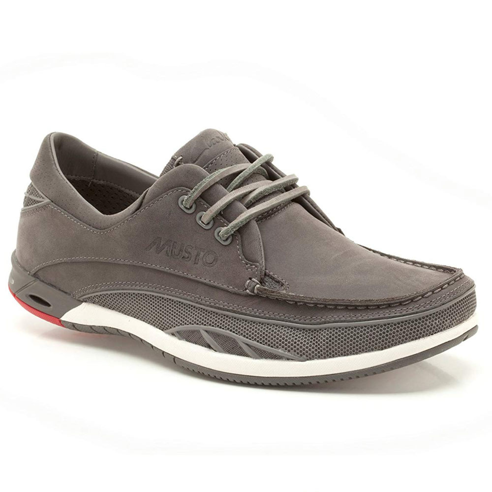 Musto Orson Drift Mens Deck Shoes Dark Grey - Pirates Cave Chandlery