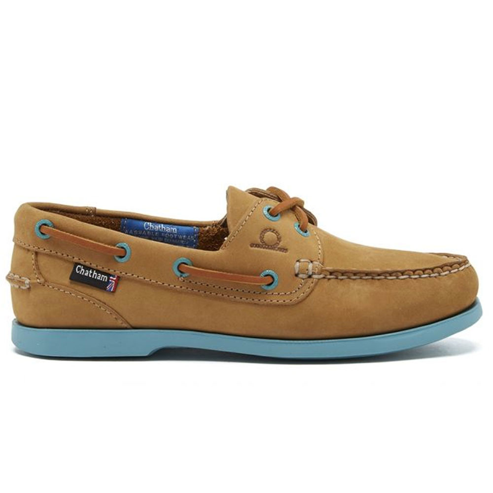 Chatham Pippa ll G2 Womens Deck Shoes Tan/Turquoise 2020 - Pirates Cave ...