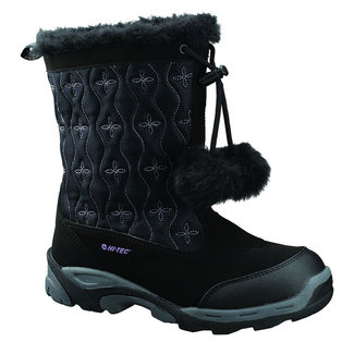 Snowdonia HI-TEC 200 Womens Snow Boot Black/Clover
