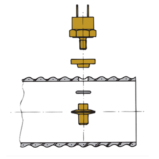Vetus Vetus Sensor For Exhaust Temperature Alarm To Fit Exhaust Hose