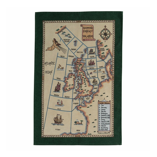 Nauticlia Tea Towels - Shipping Forecast Sea Areas
